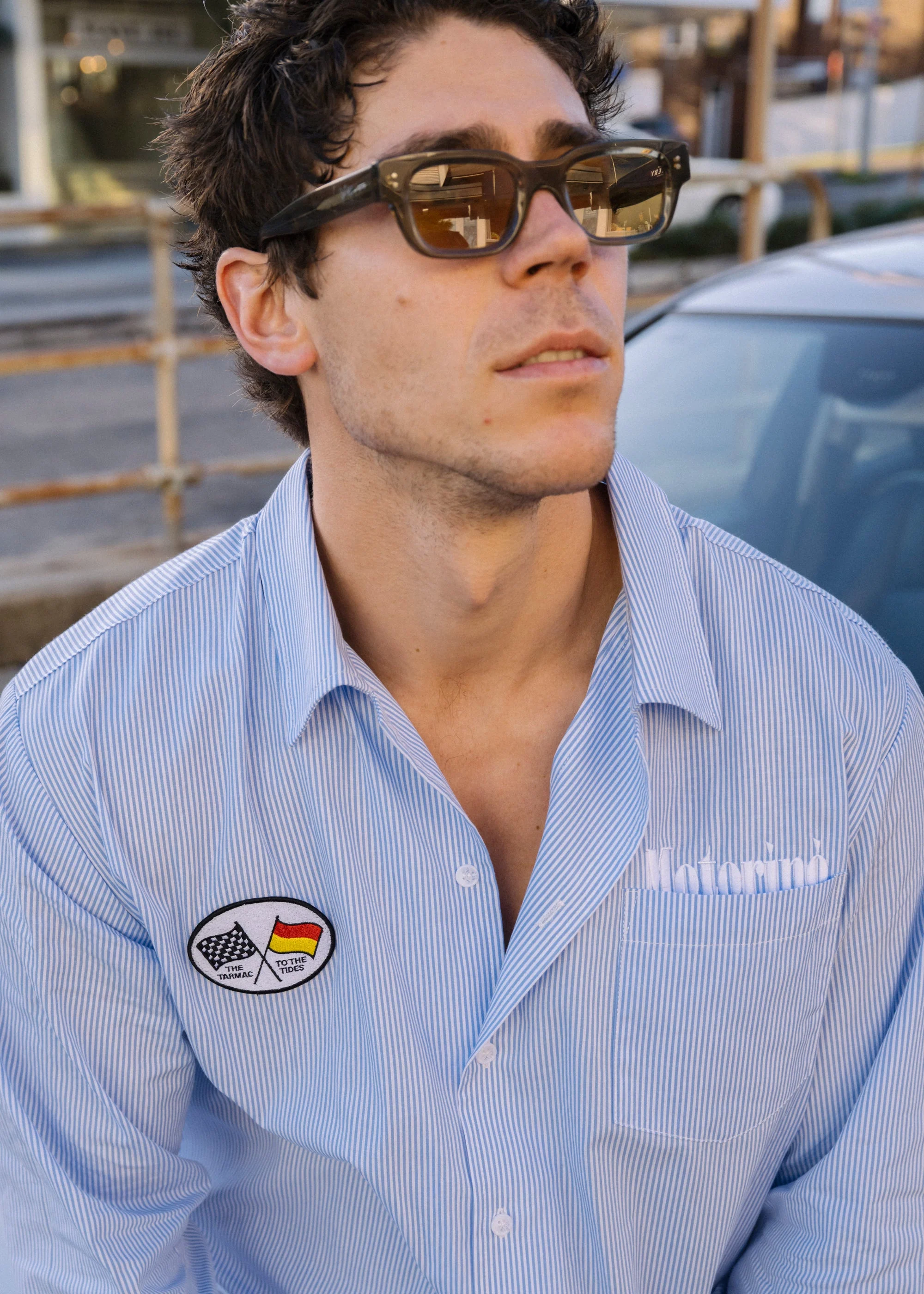Badged Striped Shirt - Image 2