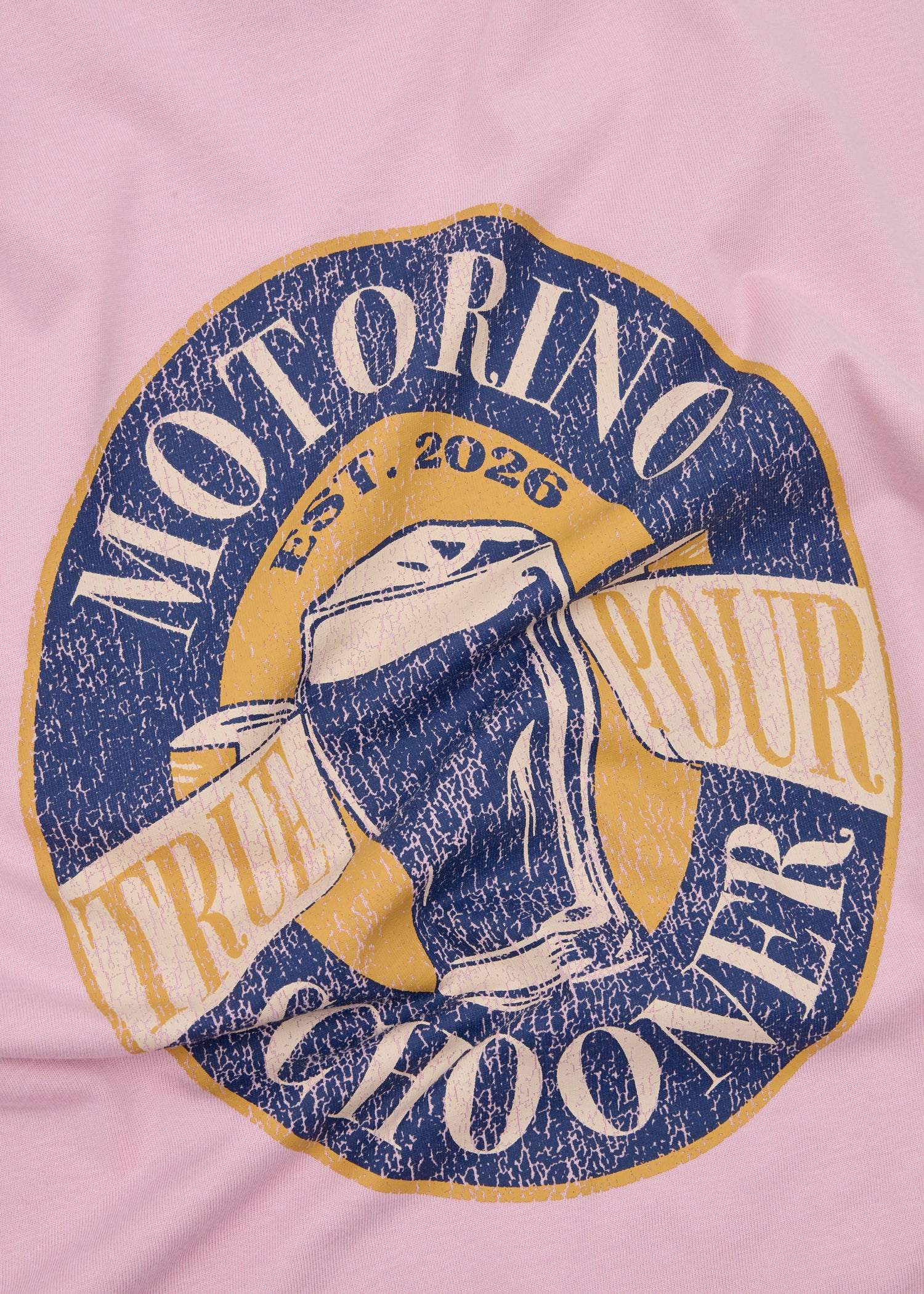 Schooner Scorer x Motorino Crest Tee - Lilac - Image 3