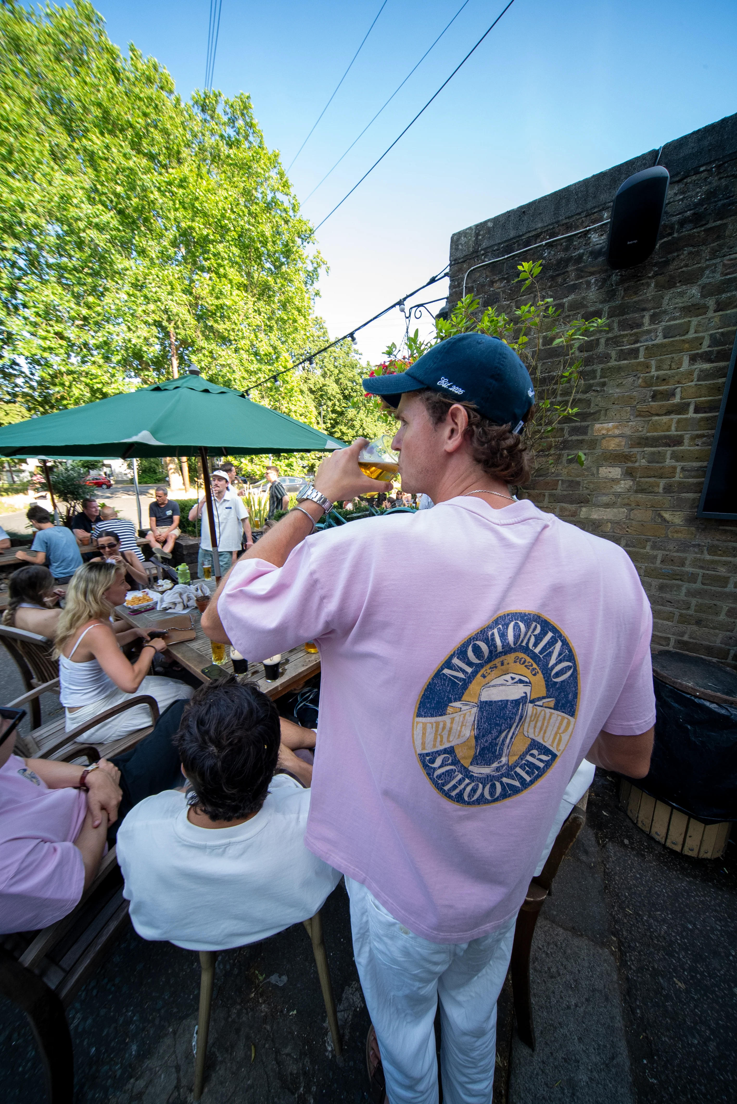 Schooner Scorer x Motorino Crest Tee - Lilac - Image 4