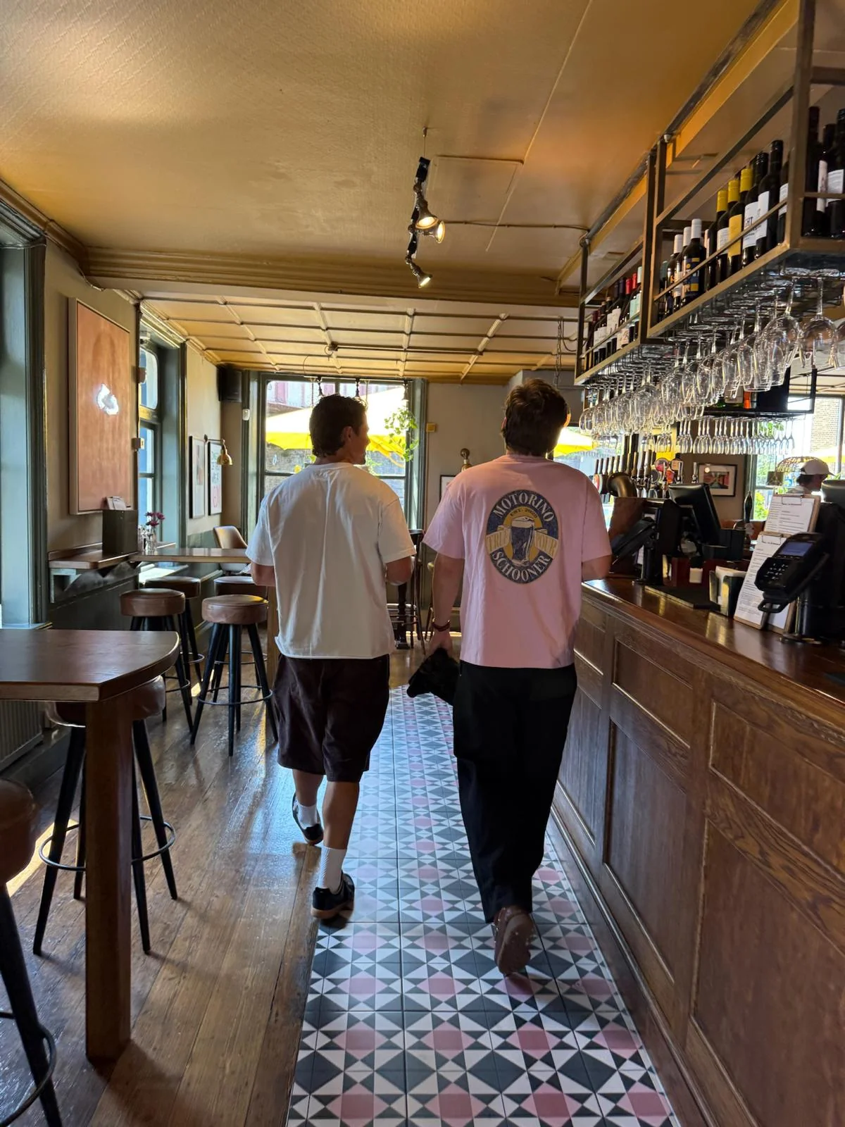 Schooner Scorer x Motorino Crest Tee - Lilac - Image 5