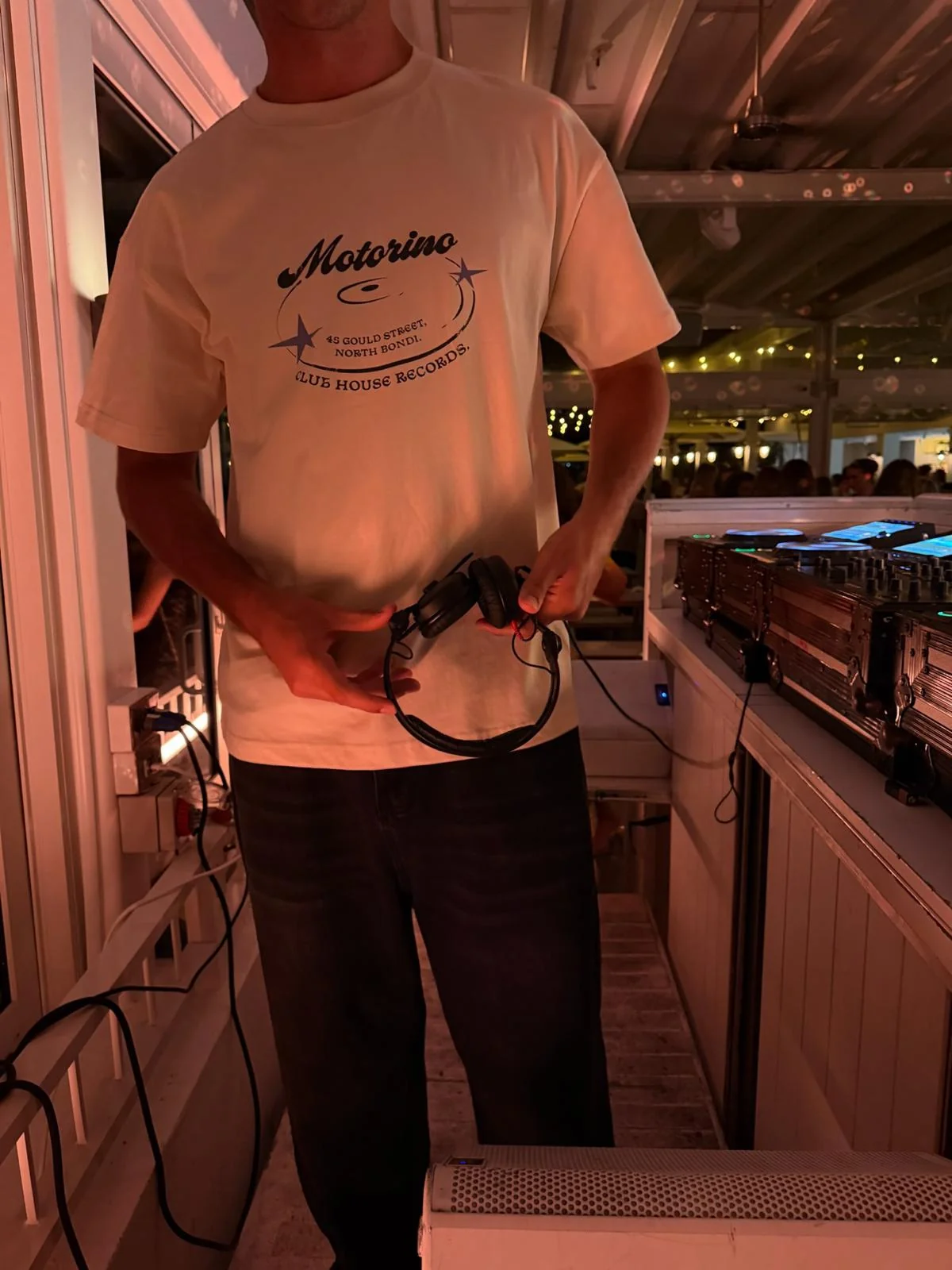 Record Tee - Off White - Image 5
