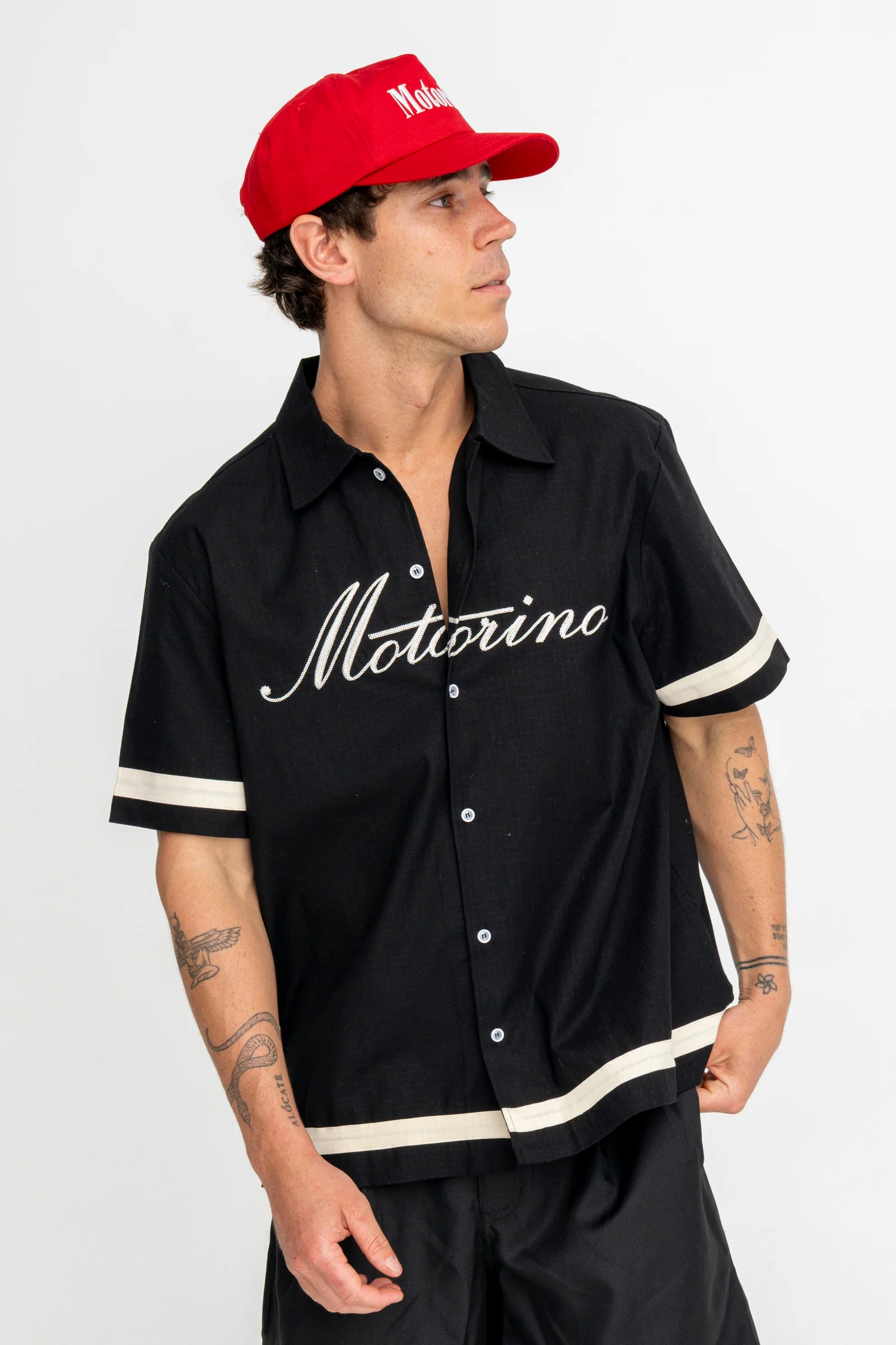 Cursive Shirt - Black - Image 6