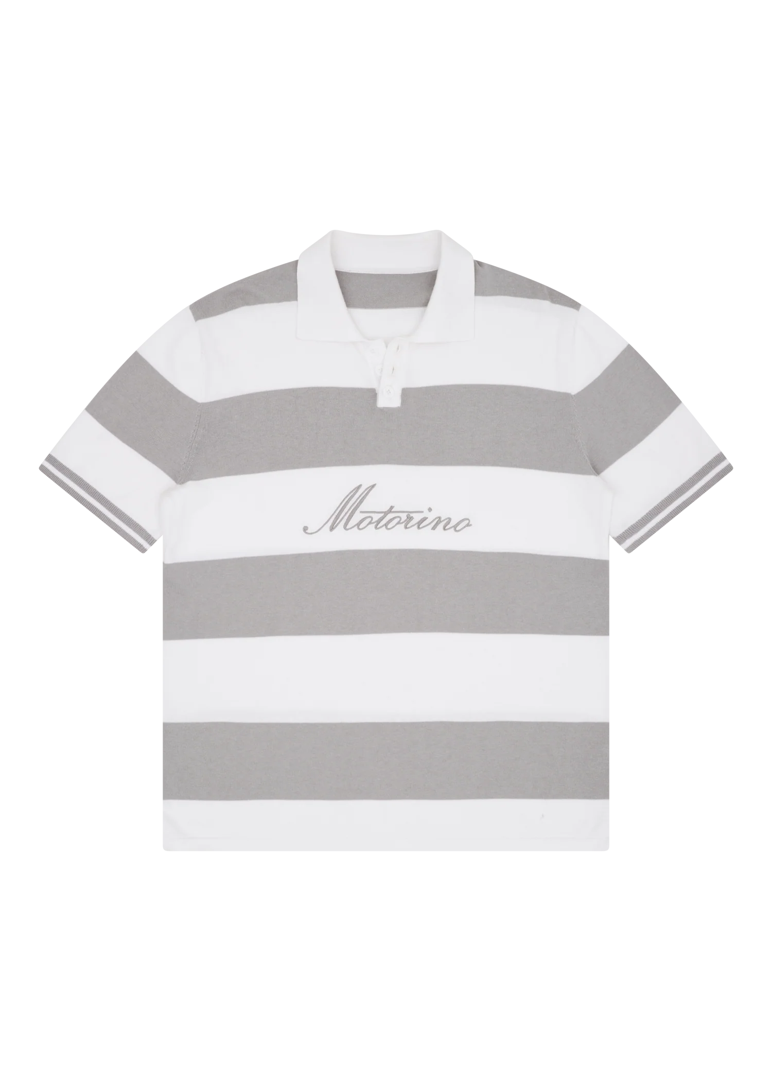 Knitted Polo - Grey