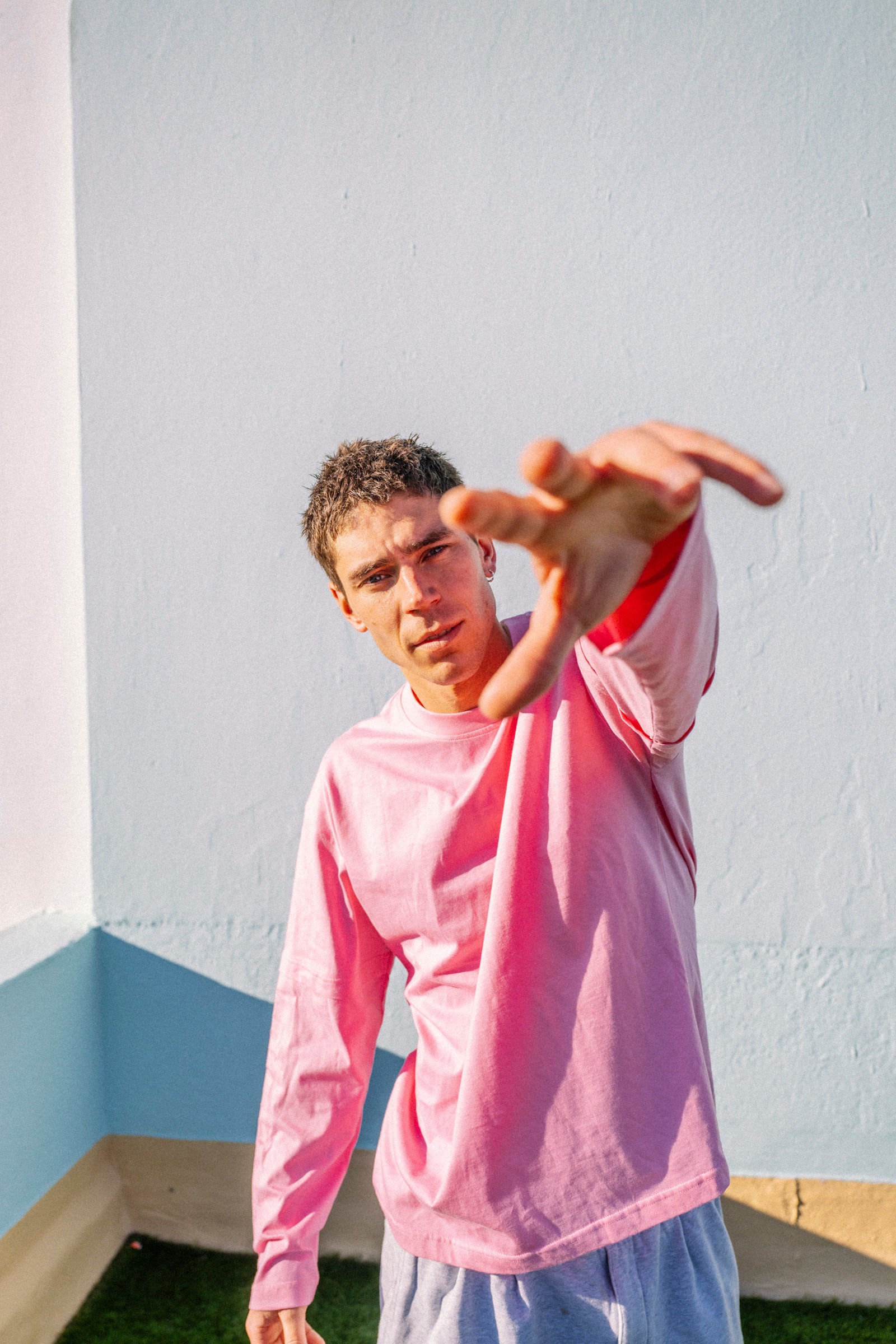 Layered Long Sleeve - Pink Fire - Image 6