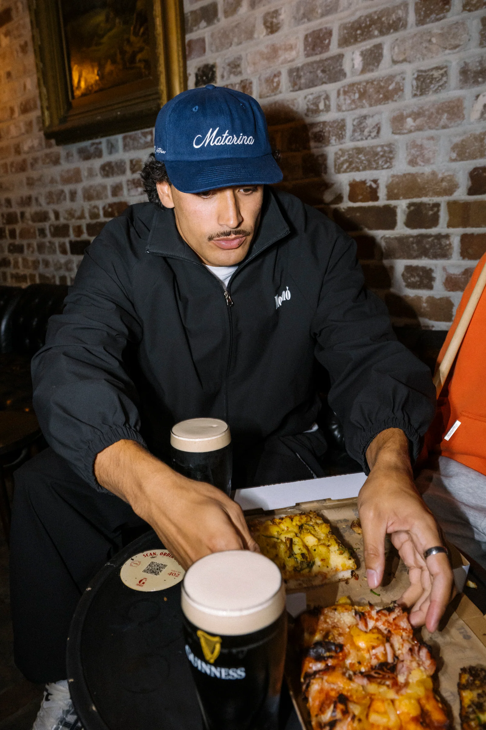 Motorino Cursive Hat - Navy - Image 5