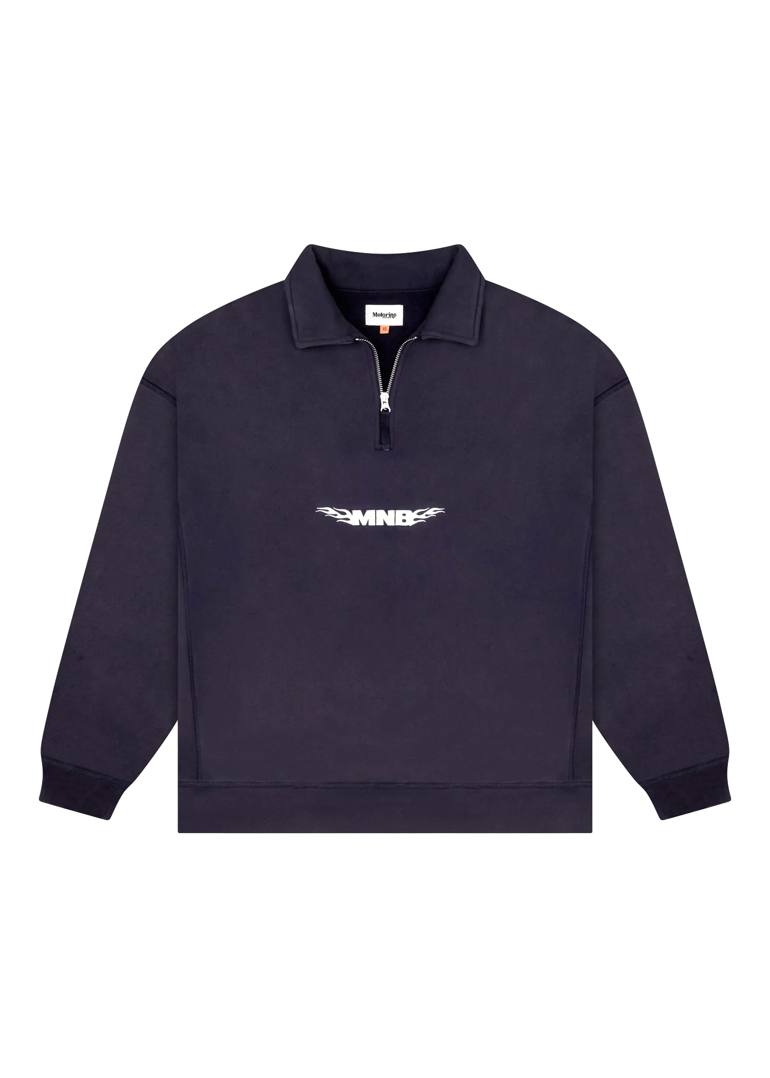Quarter Zip Fleece - Washed Navy