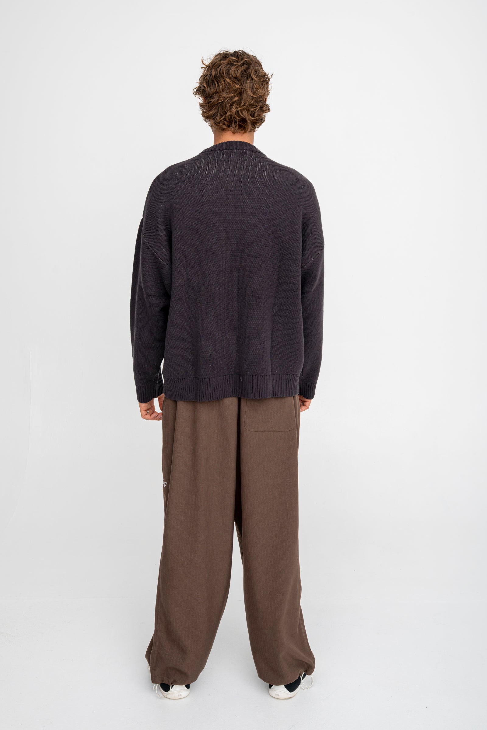 Stitched Knit - Off Black - Image 4