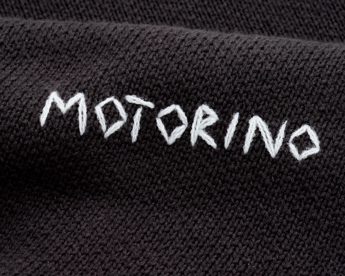 Stitched Knit - Off Black - Image 7