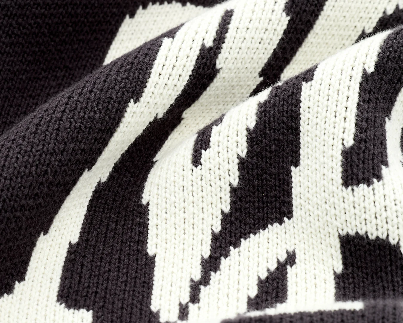 Stitched Knit - Off Black - Image 8