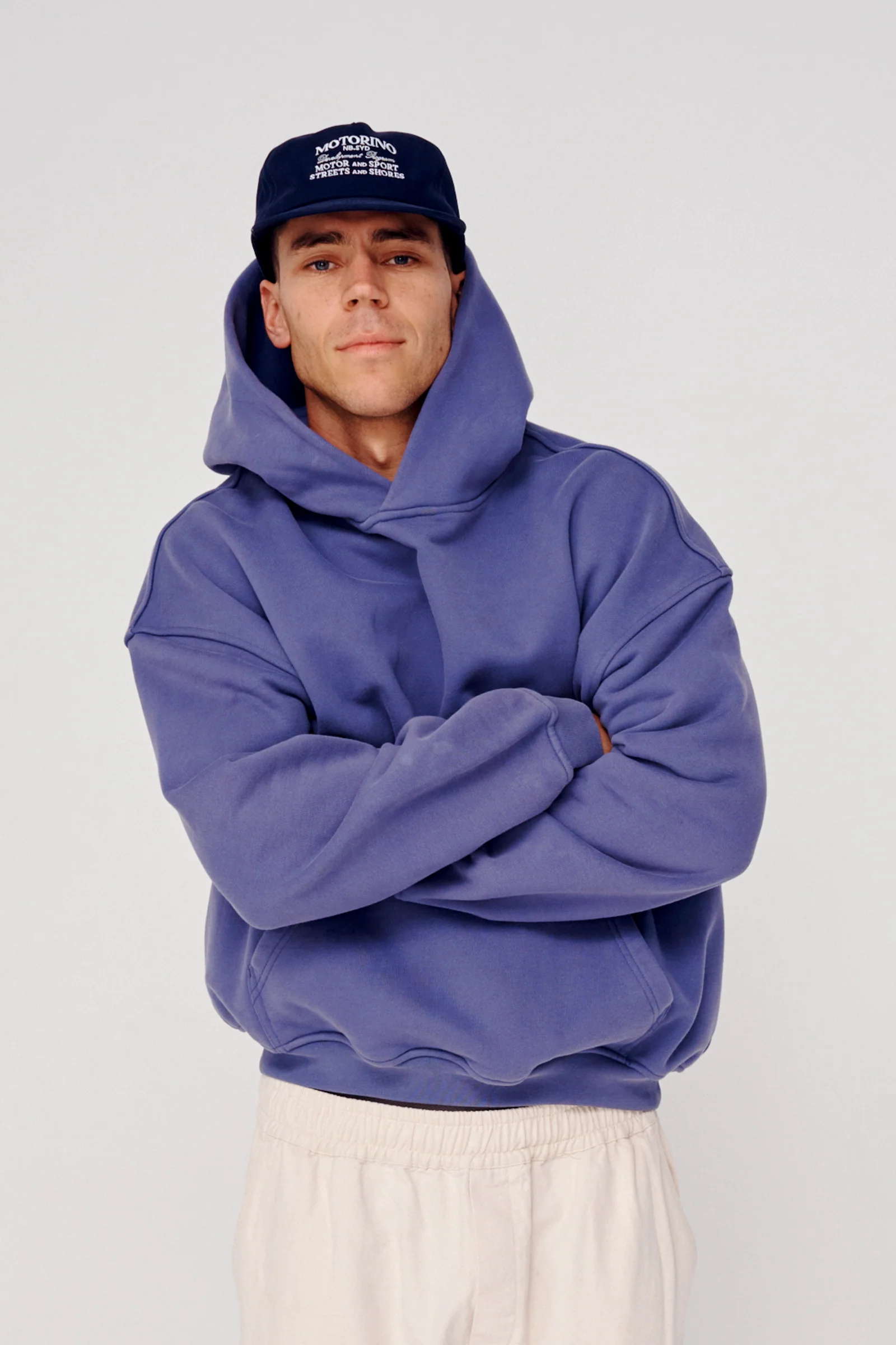 Club Hoodie - Navy Fade - Image 5