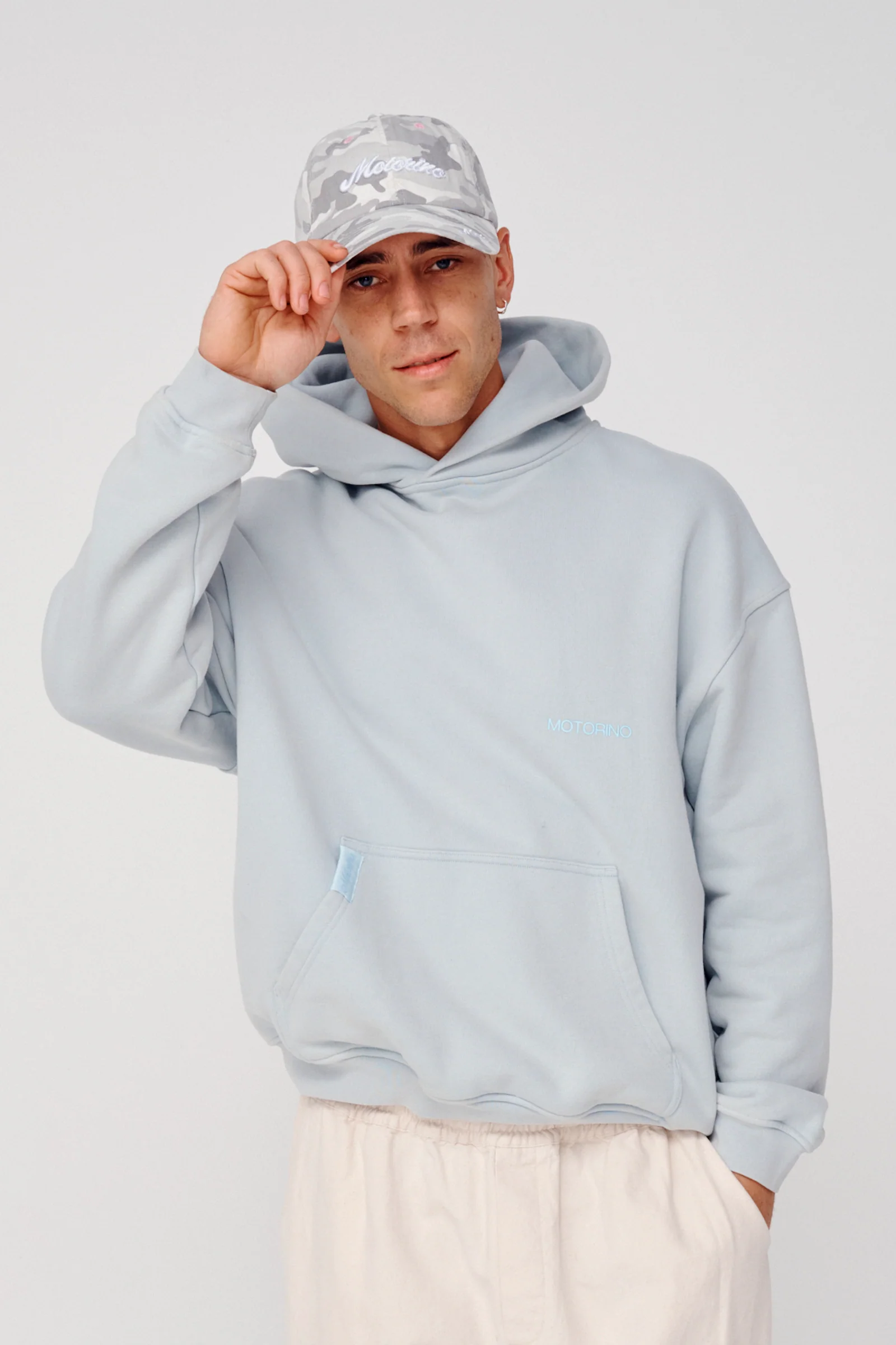 Club Hoodie - Washed Sky - Image 8