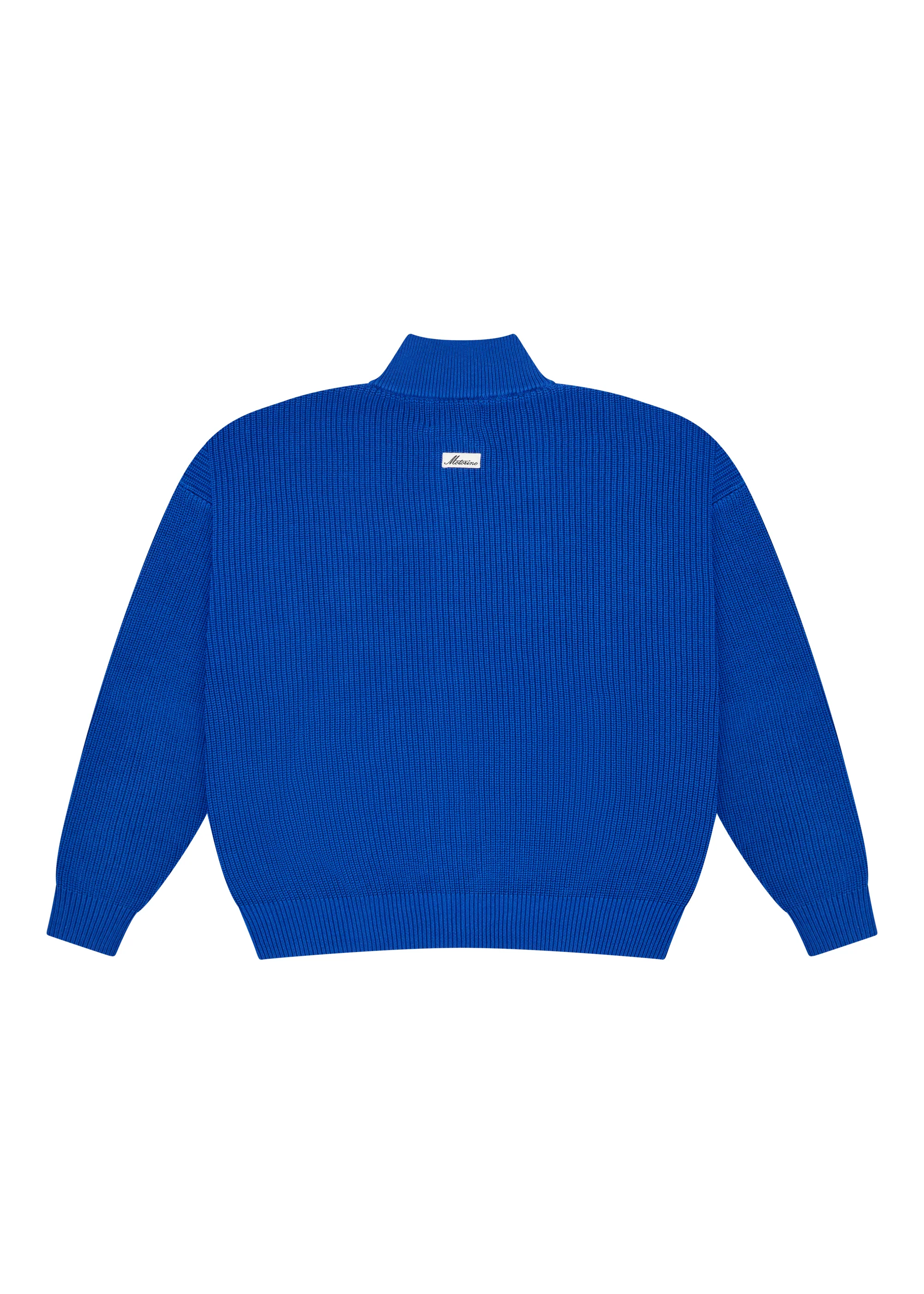 Zipped Knit - Blue - Image 2
