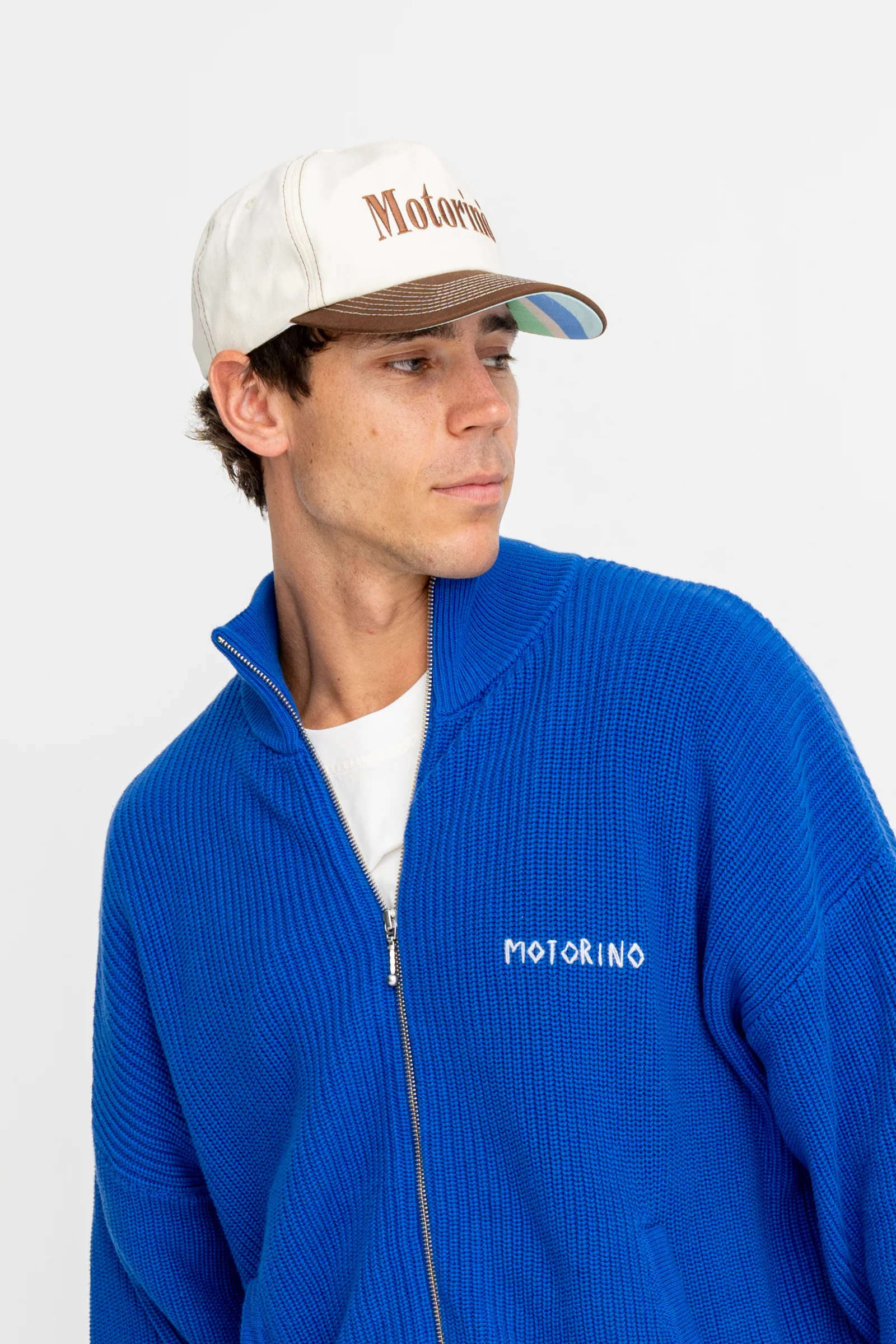 Zipped Knit - Blue - Image 3